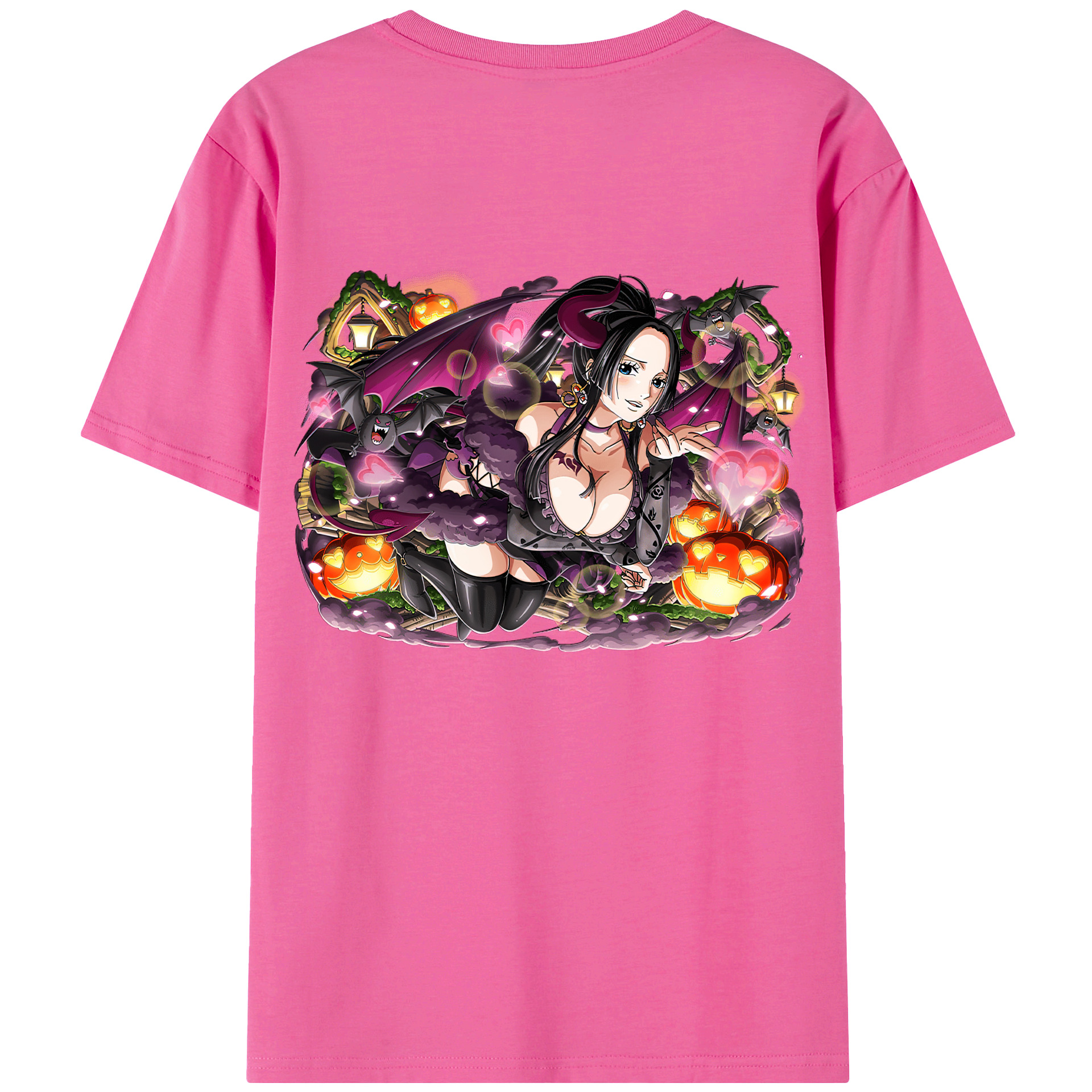 ワンピース ボア・ハンコック ONE PIECE Boa·Hancock レディース半袖Tシャツ(バックプリント)